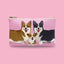 POCKET CASE CORGI FAMILY ROSA