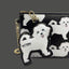 BUNDLE KEY CHARM MALTESE NERO