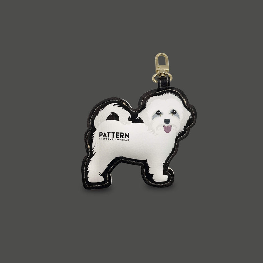 BUNDLE KEY CHARM MALTESE NERO