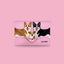 MINI TRAVEL CORGI FAMILY ROSA