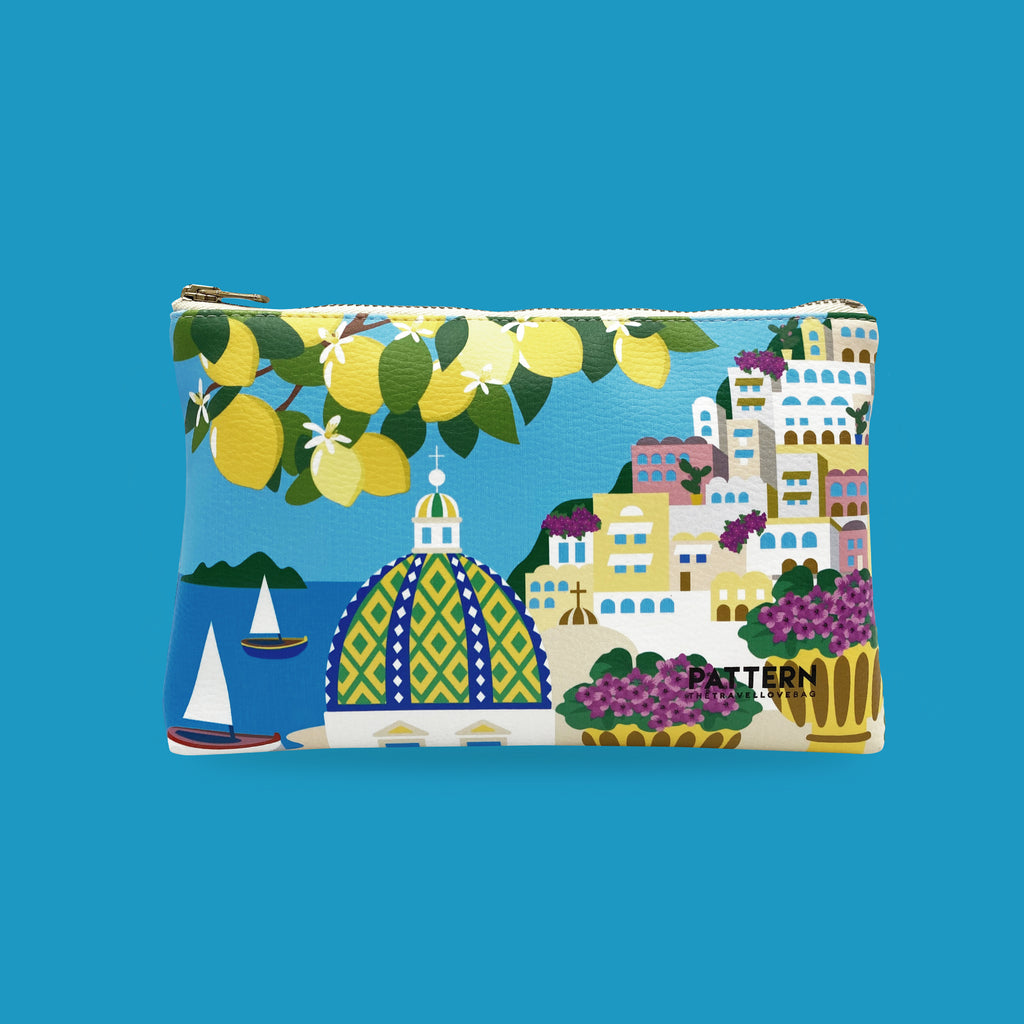 POCKET CASE POSITANO LIMONI – Pattern Thetravellovebag